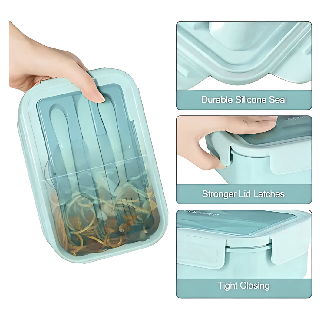 Fiambrera Porta Comida 3 Divisones Lonch
