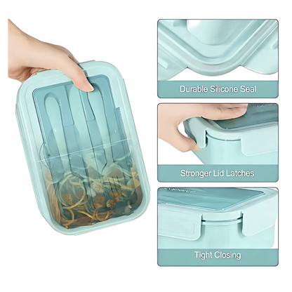 Fiambrera Porta Comida 3 Divisones Lonch